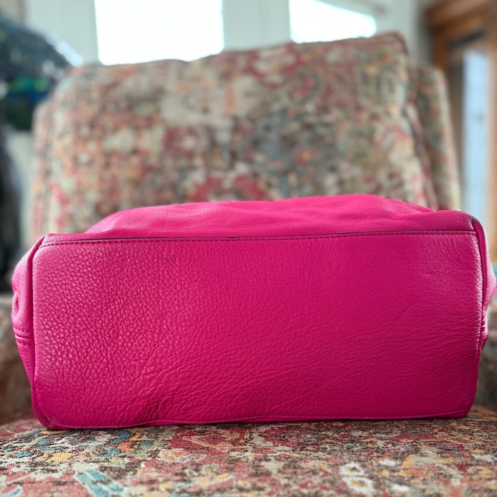 Kate Spade Berkshire Road Pink Magenta Gold Stevie Satchel Bag - Picture 7 of 10